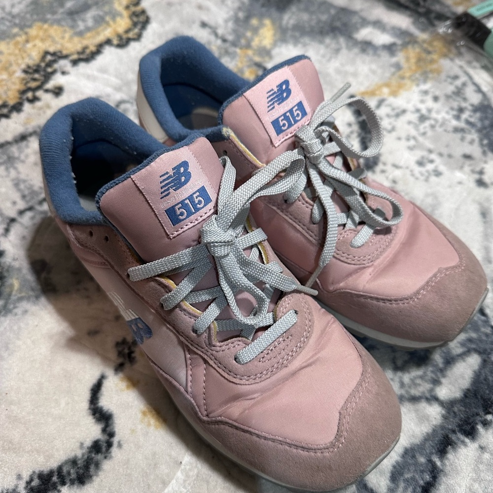 New Balance 515 Pink and Gray Athletic Shoes